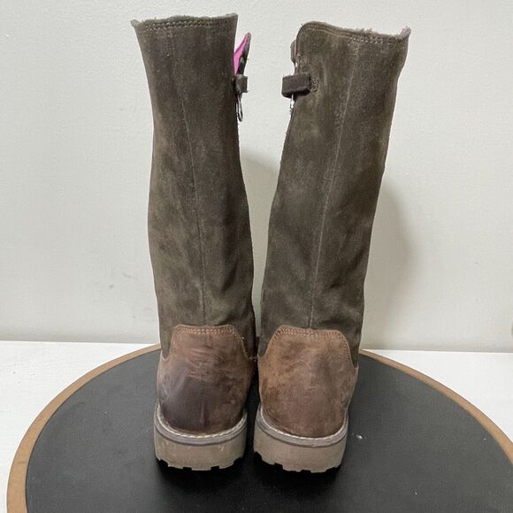 Timberland Tall Boots Brown Earthkeepers‎ Girls Youth 4.5 Equestrian - Picture 8 of 12